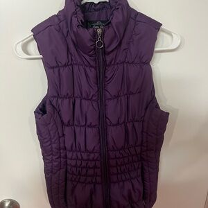 Outer Edge Deep Purple Quilted Vest